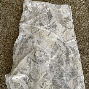 Lululemon leggings with mesh cut outs on legs